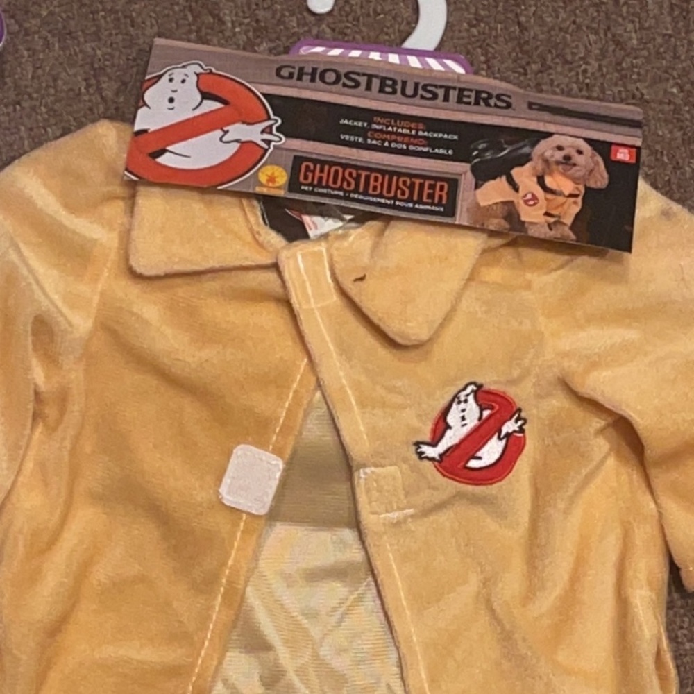 NEW ghostbusters dog costume
